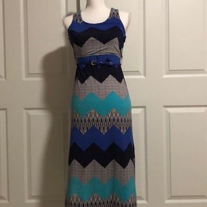 4/$20 Blue and teal dress